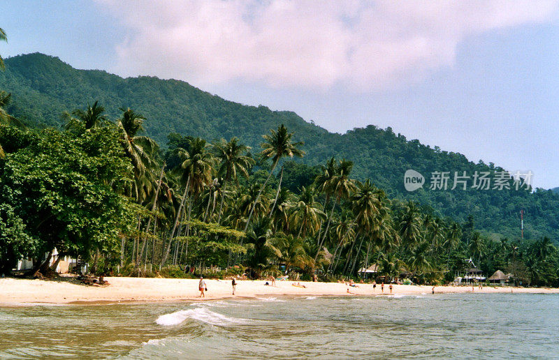 孤独的海滩，泰国Koh Chang